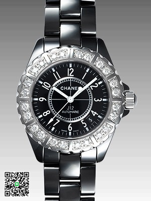 シャネル J12 ３８ セラミック ブラック H1174 スーパーコピー