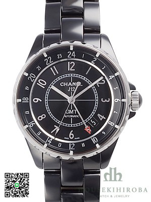 シャネル J12 ３８ ＧＭＴ セラミック ブラック H3102 スーパーコピー
