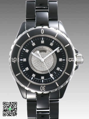 シャネル J12 ３８ セラミック ブラックH1757 スーパーコピー