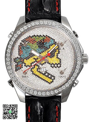 ジェイコブ スカル クォーツ ステンレス JC-SKULL5D