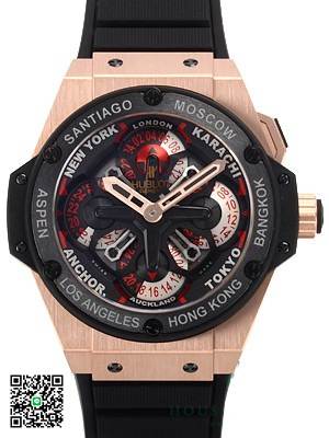 ウブロ キングパワー ウニコ ＧＭＴ キングゴールドセラミック 771.OM.1170.RX スーパーコピー