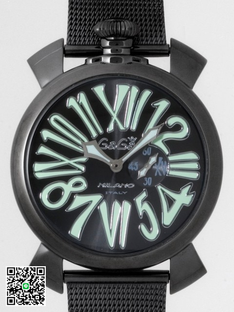 ガガ･ミラノ スリム46mm クォーツ 5082.2 SS(PVD)ブレス スーパーコピー