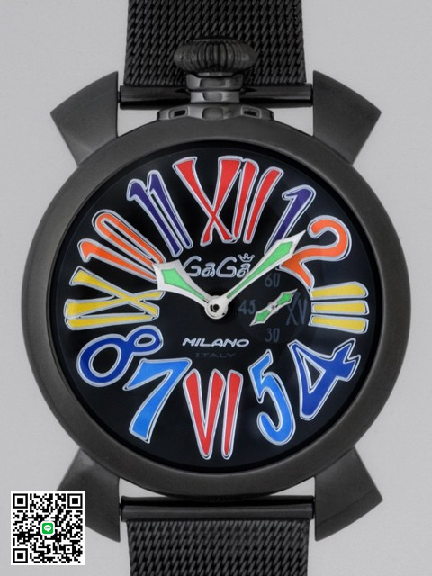 ガガ･ミラノ スリム46mm クォーツ 5082.1 SS(PVD)ブレス スーパーコピー