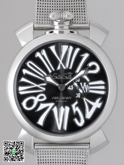 ガガ･ミラノ スリム46mm クォーツ 5080.2 SSブレス スーパーコピー