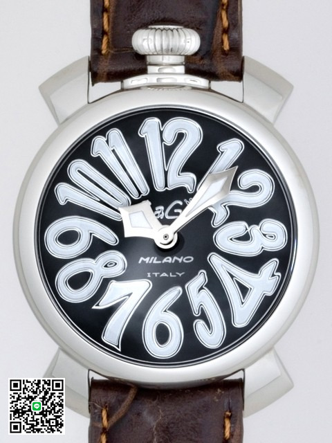 ガガ･ミラノ マニュアル40mm クォーツ 5020.4 ブラウン皮 スーパーコピー