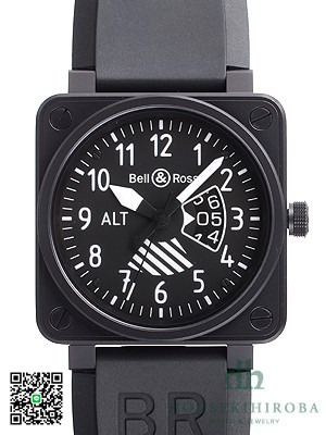 ベル＆ロス BR01-96 ＡＬＴＩＭＥＴＥＲ ブラック スーパーコピー