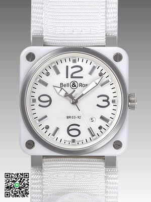 ベル＆ロス BR03-92 WHITE CERAMIC ホワイト メンズ スーパーコピー
