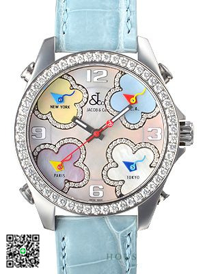 ジェイコブ クローバー ５タイムゾーン JC-MATH10D スーパーコピー