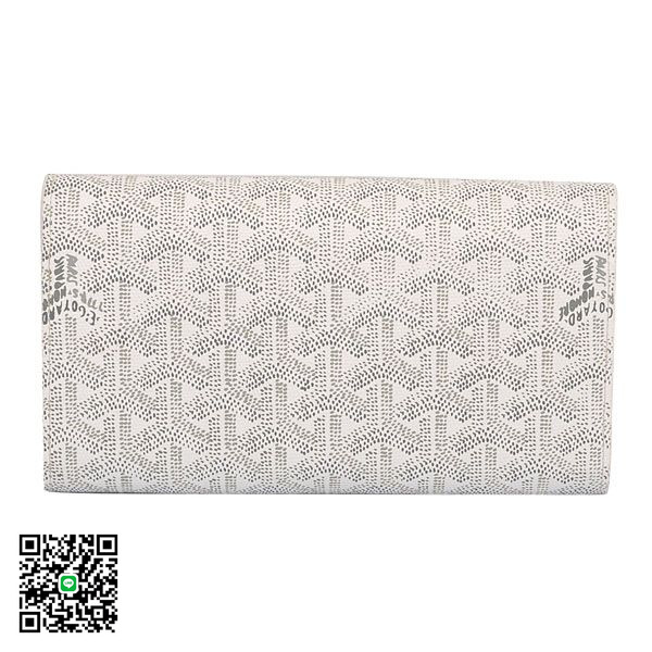 ゴヤール 長財布 三つ折り ホワイトD007 スーパーコピー
