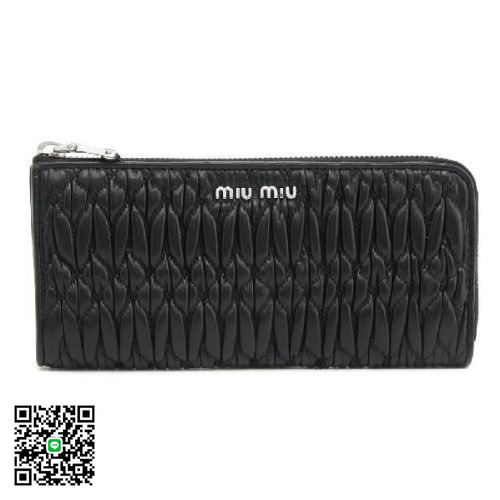 ミュウミュウ MIU MIU 長財布 5M1183-ZRE-002 スーパーコピー
