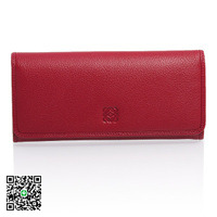 ロエベ 長財布(小銭入れ付) レッド CONTINENTAL WALLET 113 95 F11 7400 LIPSTICK
