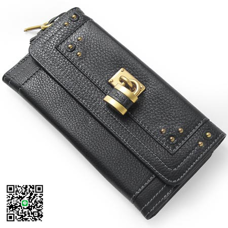 クロエ Chloe 長財布 PADDINGTON パディントン ブラック 8ep042-7e422-001 スーパーコピー