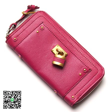 クロエ Chloe ラウンドファスナー 長財布 PADDINGTON パディントン シクラメンピンク 7epm02-7e422-465 スーパーコピー