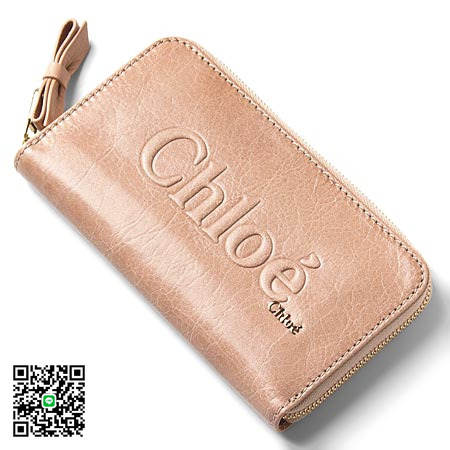 クロエ  Chloe  ラウンドファスナー 長財布 SHADOW シャドウ フラミンゴピンク 3p0320-7a733-411