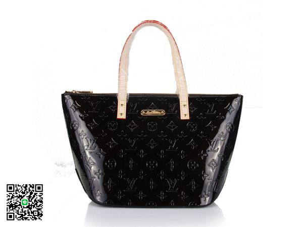 LOUISVUITTON ルイ・ヴィトン モノグラム・ヴェルニ・ ブラック ハンドバッグ M93583 スーパーコピー