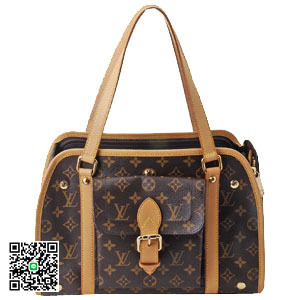 LOUIS VUITTON ルイ・ヴィトン M42027 モノグラム サック・バクスターPM ドッグキャリー スーパーコピー