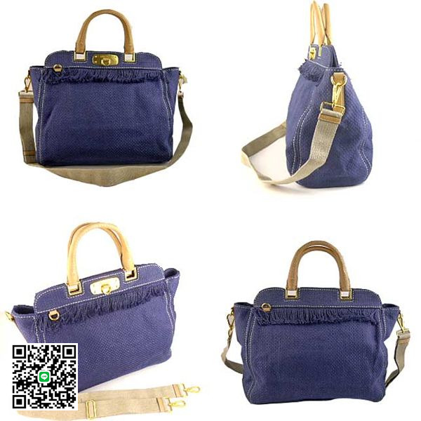 PRADA プラダ リネン2WAYトートバッグ ネイビー BALTICO pb479 BN2306 スーパーコピー