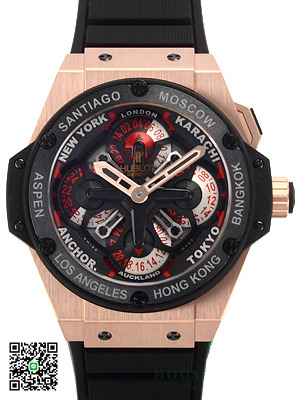 ウブロ キングパワー ウニコ ＧＭＴ キングゴールドセラミック 771.OM.1170.RX スーパーコピー