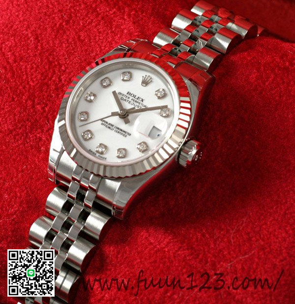 ロレックス 179174G レディース デイトジャスト ROLEX 白 スーパーコピー
