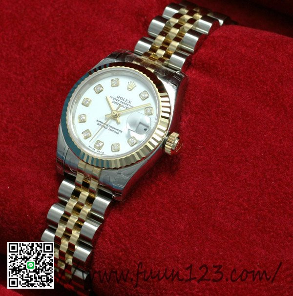 ロレックス 179173G レディース デイトジャスト ROLEX 白 スーパーコピー