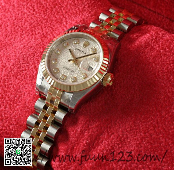 ロレックス 179173G レディース デイトジャスト ROLEX 銀コンピュータ スーパーコピー