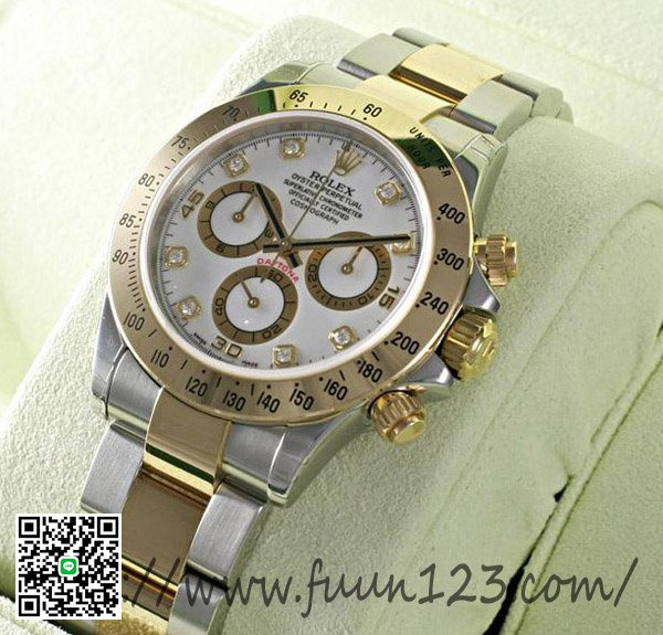 ロレックス デイトナ コンビ 白/ダイヤ ROLEX 116523G スーパーコピー