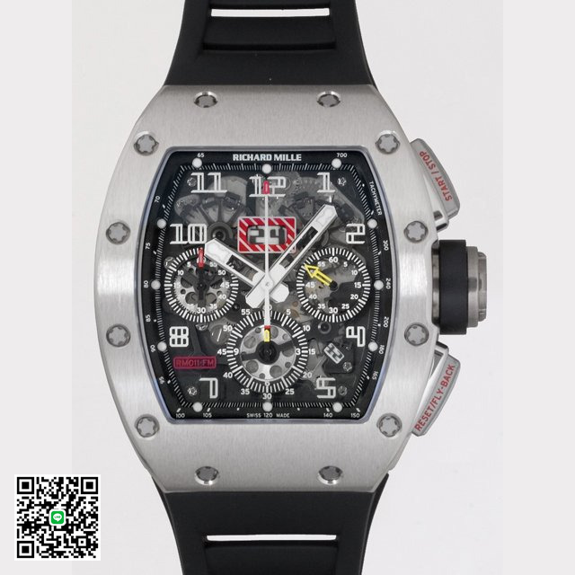リシャール・ミル フライバック クロノグラフ  RM011 WG/TI/ラバー スケルトン
