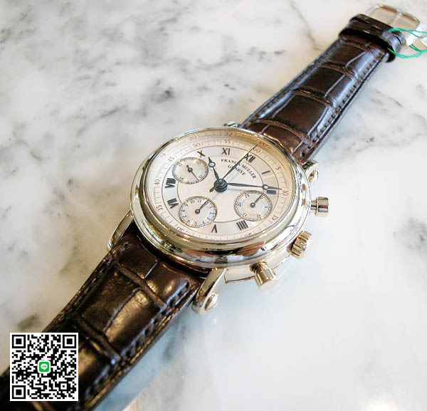フランク・ミュラー クロノグラフ ダブル フェイス 7000.CC.DF 自動巻 18K 革ベルト スーパーコピー
