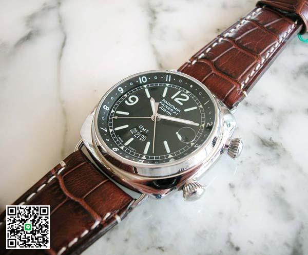 パネライ ラジオミール GMTアラーム 42mm PAM00098 自動巻 茶色 スーパーコピー