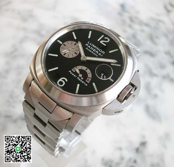 パネライルミノール パワ-リザ-ブ PAM00124 TI & SS -case (44mm)