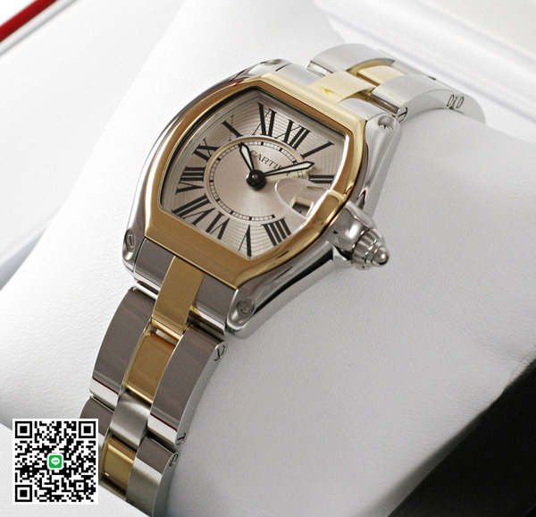 カルティエ ロードスター W62026Y4 銀コンビ SS/18KYG スーパーコピー
