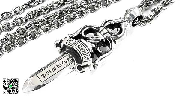 クロムハーツ（Chrome Hearts）ネックレス・ペーパーチェーン20インチ（約50cm）/ラージダガー CN31AMS20 スーパーコピー