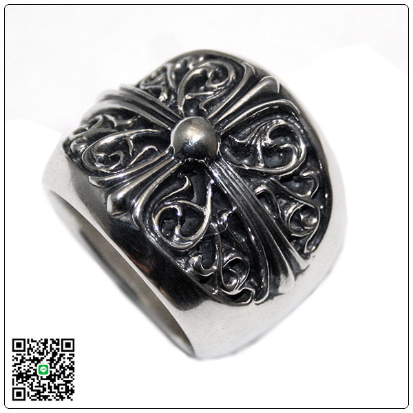 クロムハーツ リング/指輪（Chrome Hearts）クラシックオーバルスター・リング CR25