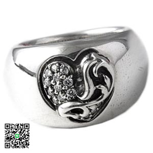 クロムハーツ リング/指輪（Chrome Hearts）ハートインバンド・リング・PAVEダイヤモンド CR11PD スーパーコピー