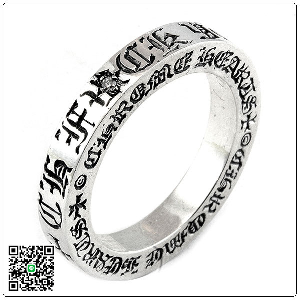 クロムハーツ リング/指輪（Chrome Hearts）3mmスペーサー・リング/CHファックユー/シングルダイヤモンド CR32DIA スーパーコピー