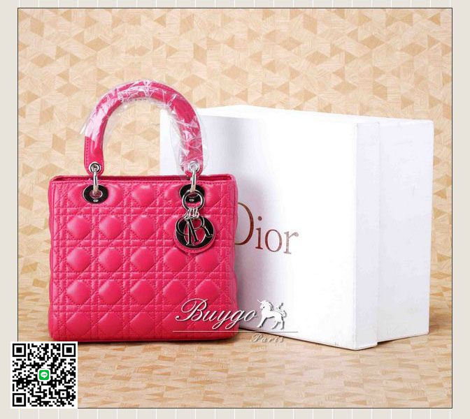 クリスチャン・ディオール バッグ 2012年春夏 ラズベリーカナージュハンドバッグ VRB44558 DIOR