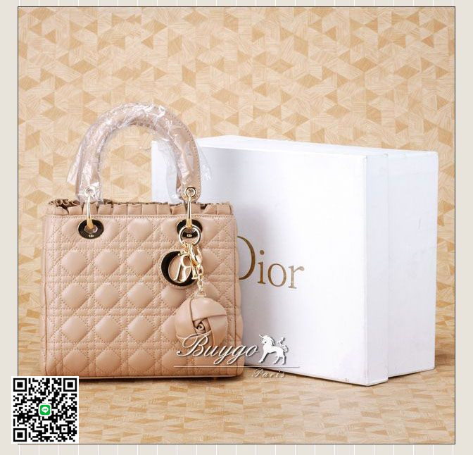 クリスチャン・ディオール バッグ2012年春夏 ライトベージュカナージュハンドバッグ VRB44559 DIOR