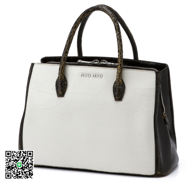 ミュウミュウ 13/14年秋冬新作CRAQUELEショルダー付 ハンドバッグ RN0883 2A46 F0P11 スーパーコピー