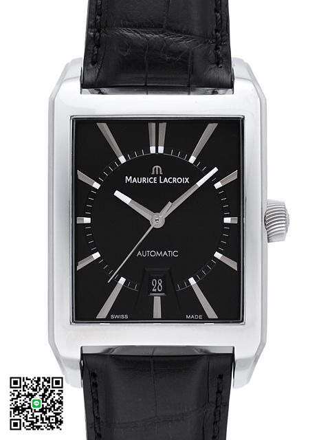 モーリスラクロア ポントス レクタンギュラー デイト PT6257-SS001-330 新品 腕時計 メンズ スーパーコピー