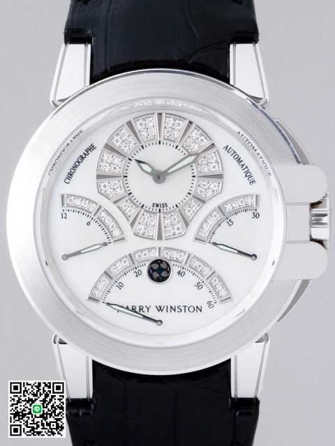 ハリー・ウィンストン HARRYWINSTON オーシャン　トリレトロ・クロノ 400/MCRA44WL.MD
