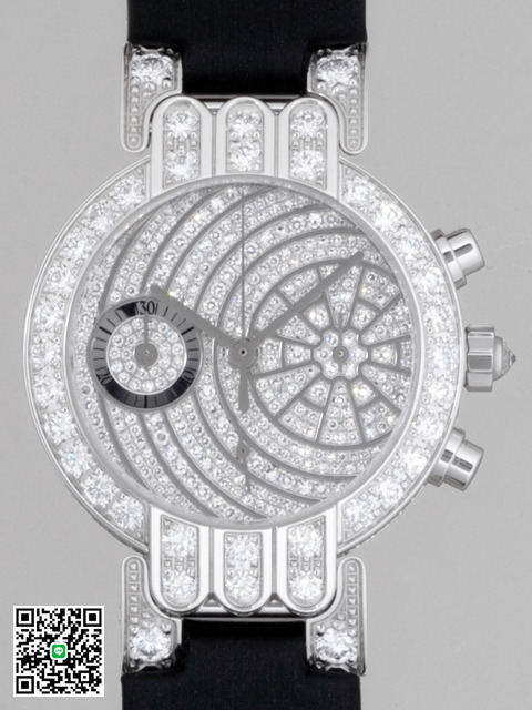 ハリー・ウィンストン HARRYWINSTON プルミエール　ミッドサイズ・クロノ　グッゲンハイム PREQCH32WW124