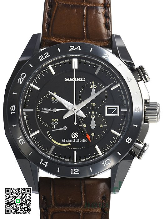 セイコー グランドセイコー ブラックセラミックス リミテッドコレクション 9R クロノ GMT SBGC015
